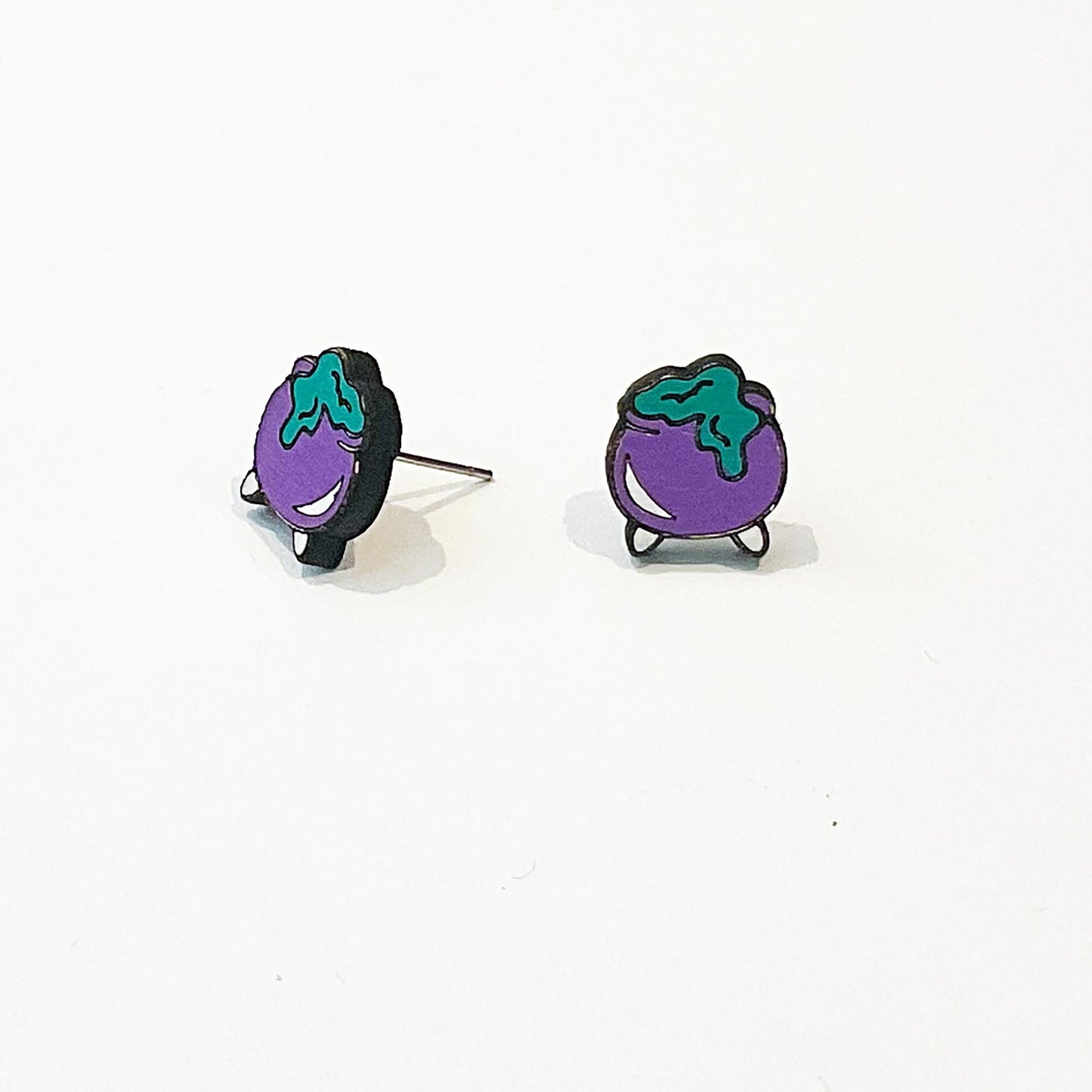 Witch’s Cauldron Stud Earrings