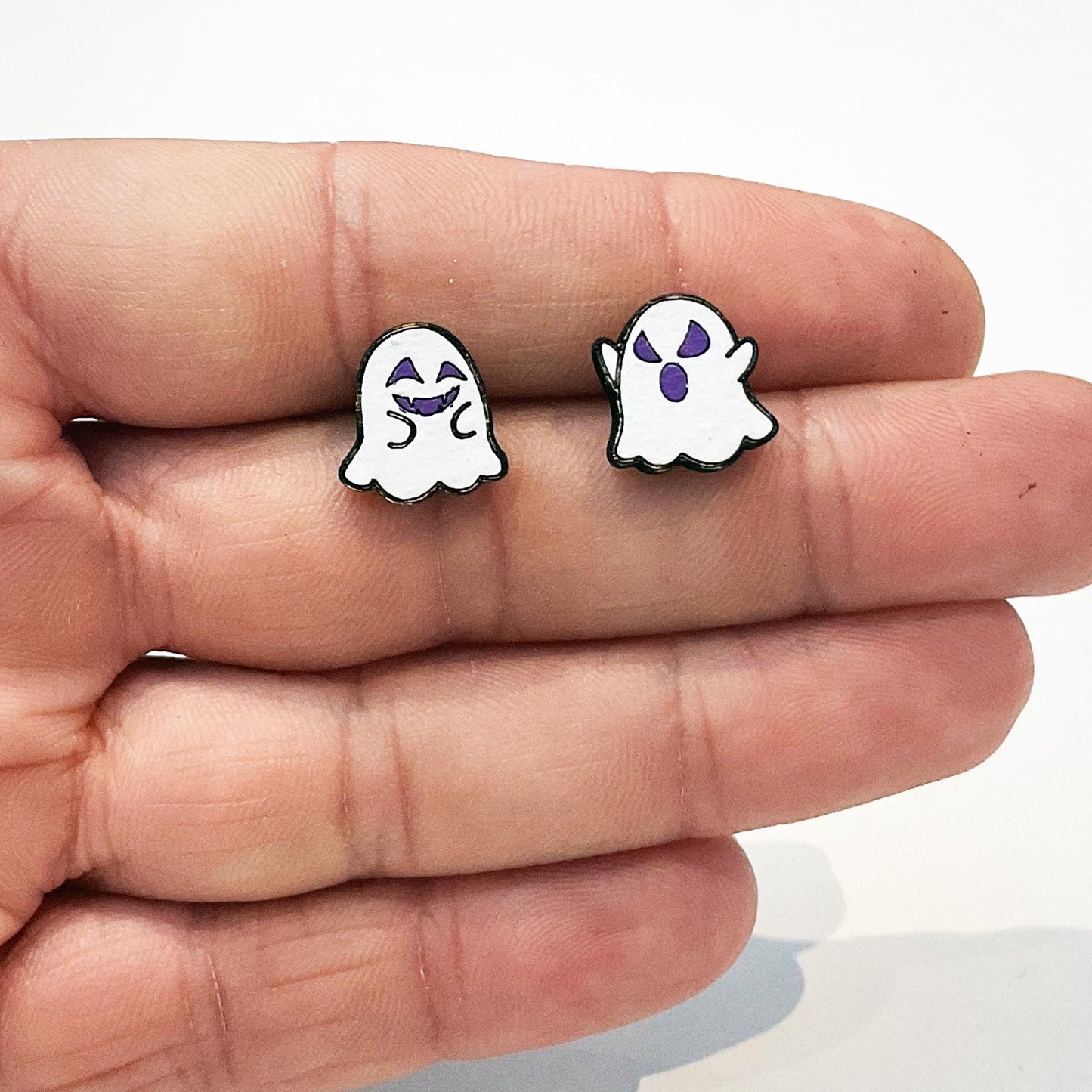 Ghost Stud Earrings